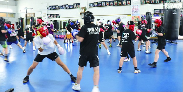 日章学園ボクシング部の様子