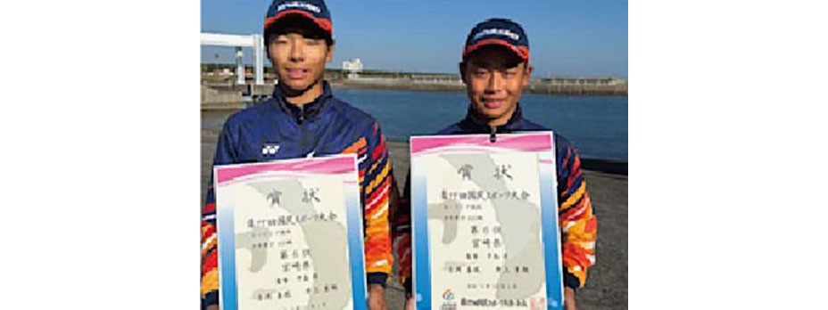セーリング　少年男子420級6位