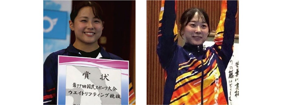 ウエイトリフティング　女子49kg級クリーン＆ジャーク7位　59kg級クリーン＆ジャーク8位