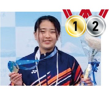 ソフトボール投2位　50m1位