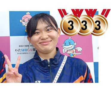 50m3位、200m3位、4×100mリレー3位