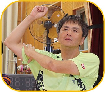 宮崎県サウンドテーブルテニス代表の川野さん