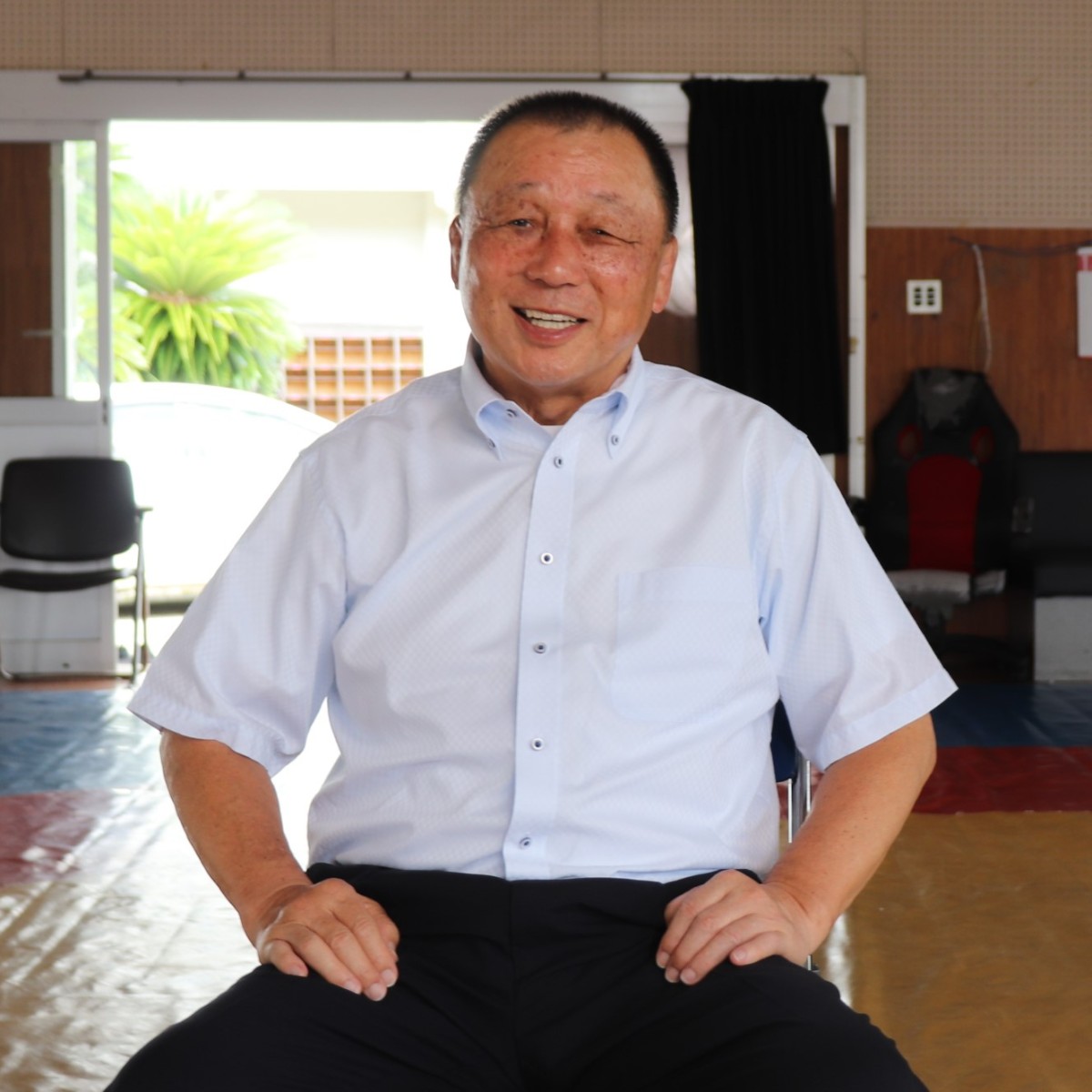 レスリング選手長友寧雄さん