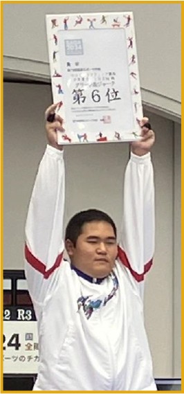 ウエイトリフティング田中選手