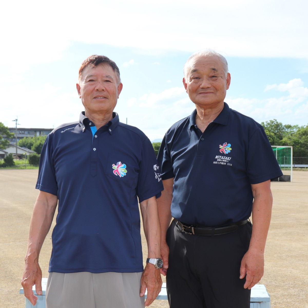 ホッケー富永喜美夫さん斉藤重保さん